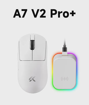 MCHOSE A7 V2 Draadloze Gaming Muis - 8000Hz Polling Rate, PAW3950 Sensor, Lichtgewicht
