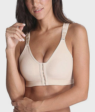 Naadloze Push-Up BH met Voorsluiting - Comfort & Steun voor Sport en Herstel