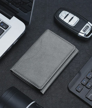Magnetische Kaarthouder voor iPhone - PU Leer, Magsafe Compatibel