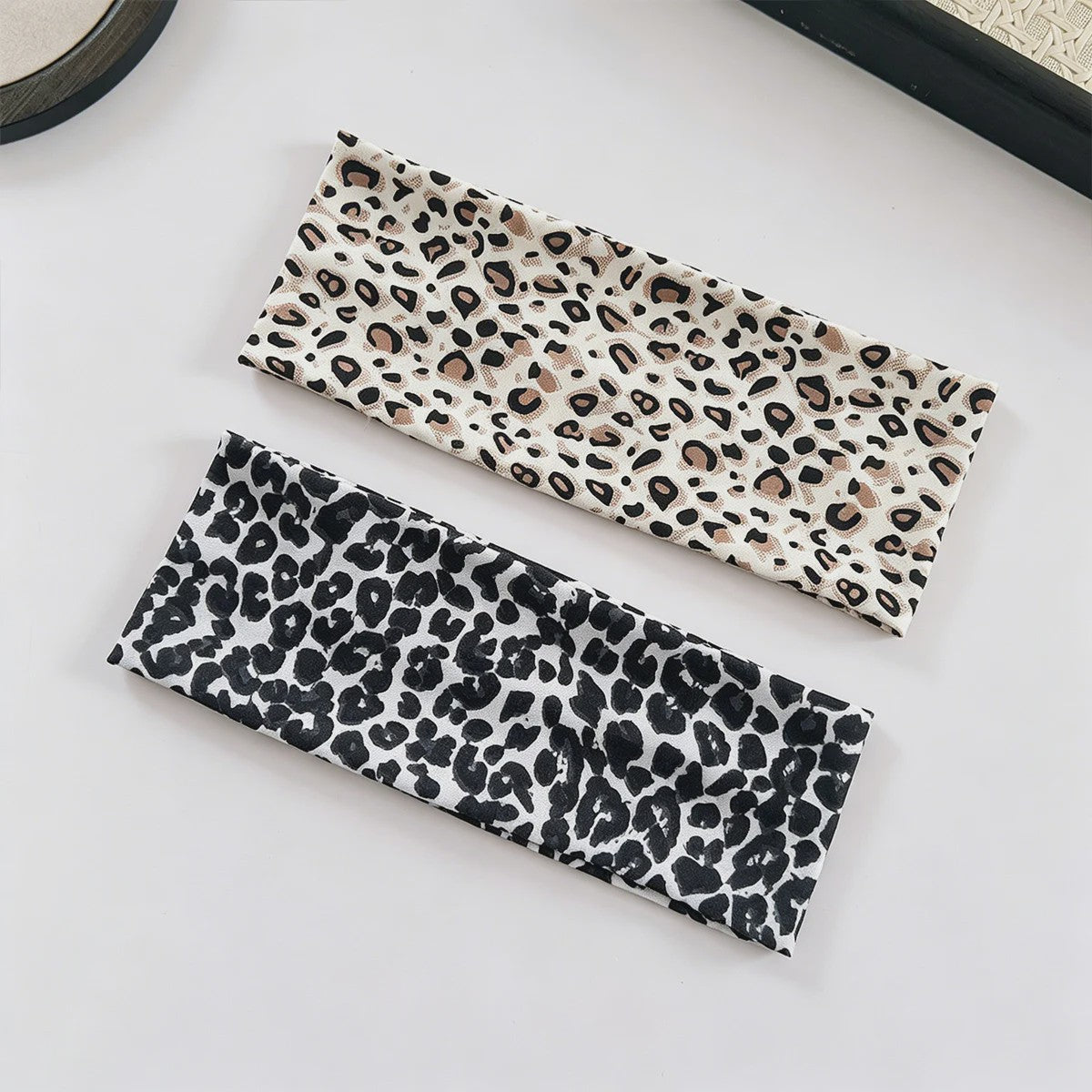 Elastische Dames Haarband met Panterprint - Stijlvol & Comfortabel voor Sport, Yoga en Dagelijks Gebruik