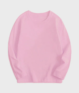 Basic Katoenen Longsleeve T-shirt voor Kinderen (2-14 Jaar) - Jongens & Meisjes