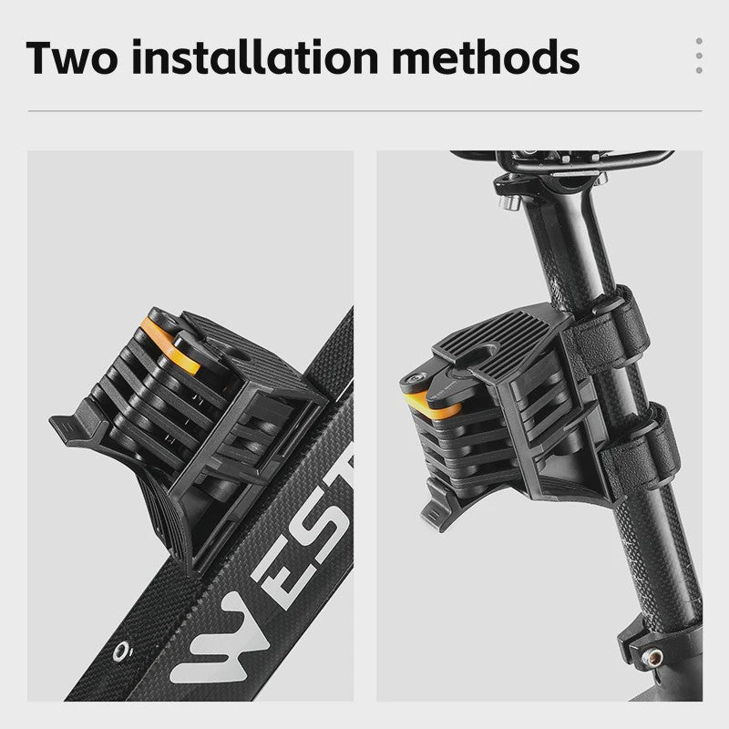 WEST BIKING Fiets Vouwslot met 4 Cijfers Code - Anti-diefstal & Draagbaar