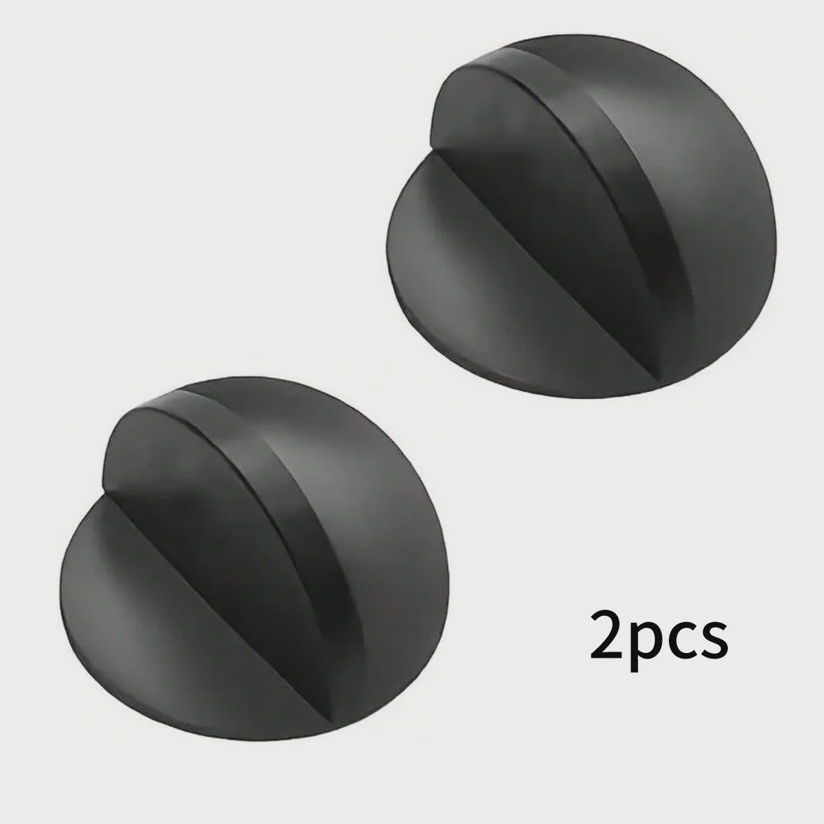 Zelfklevende Deurstopper Zwart - Set van 2 of 4 Stuks - Anti-slip en Zwaar Uitvoering