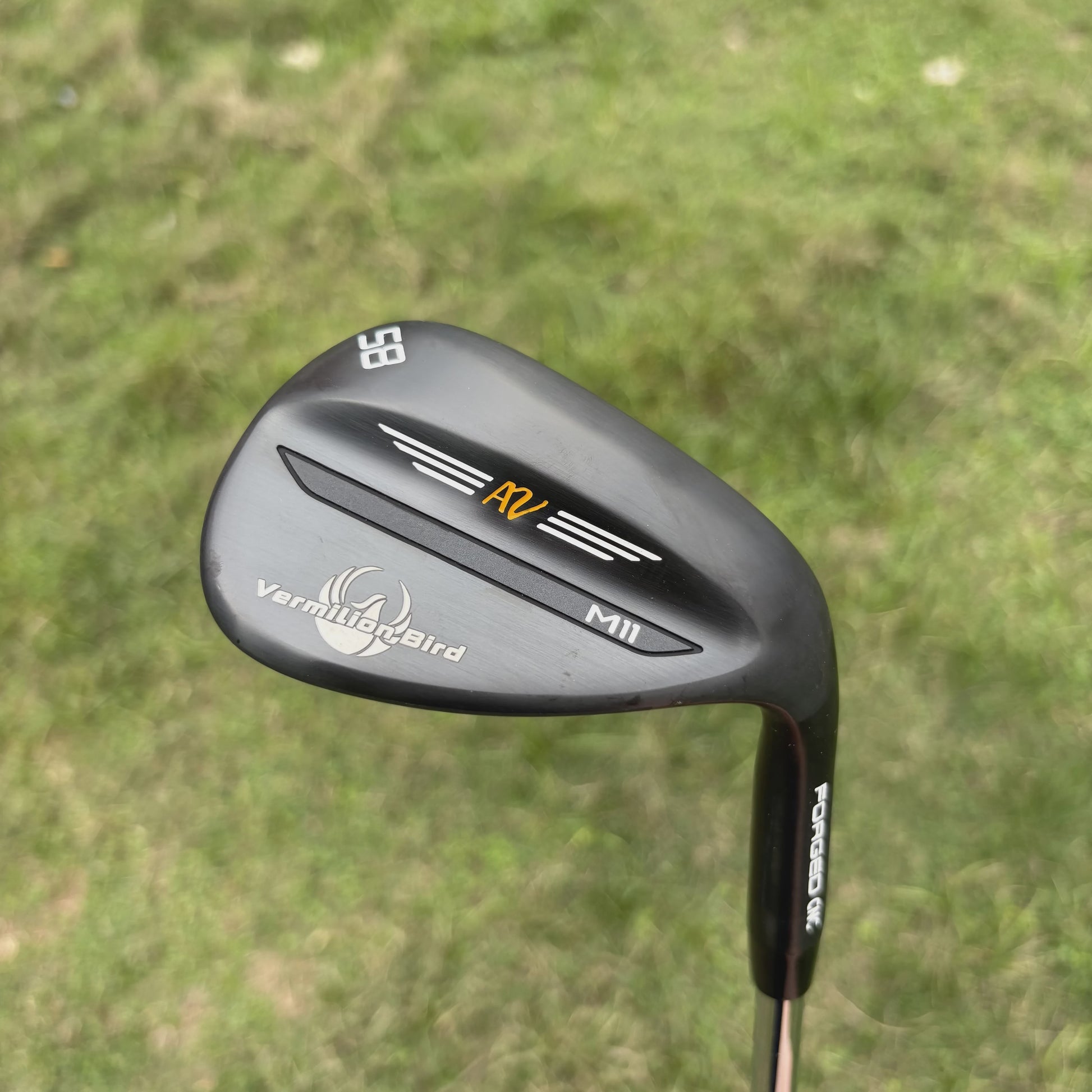 Vermilion Bird Forged Golf Wedge - Soft Carbon Steel, CNC Milled, Spin & Bounce Control