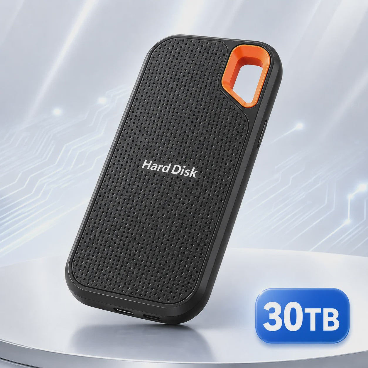 Compacte Externe SSD 1TB/2TB - Draagbare Opslag met USB 3.1 Type-C voor Laptop, MacOS & Telefoon