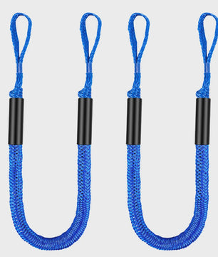 2x Bungee Docking Lijn voor Boten, Kajaks & Jetski's - 1.2m tot 1.65m Uittrekbaar