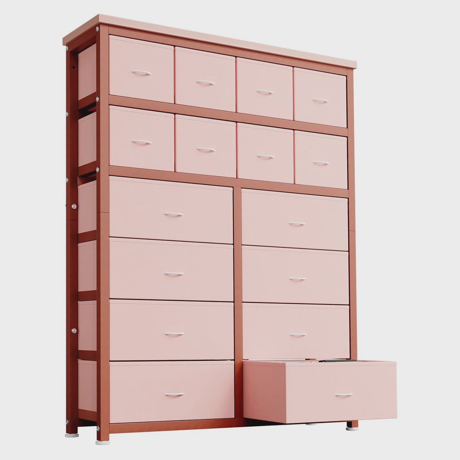 Ladekast met 16 Lades - Hoge Commode Organizer voor Slaapkamer