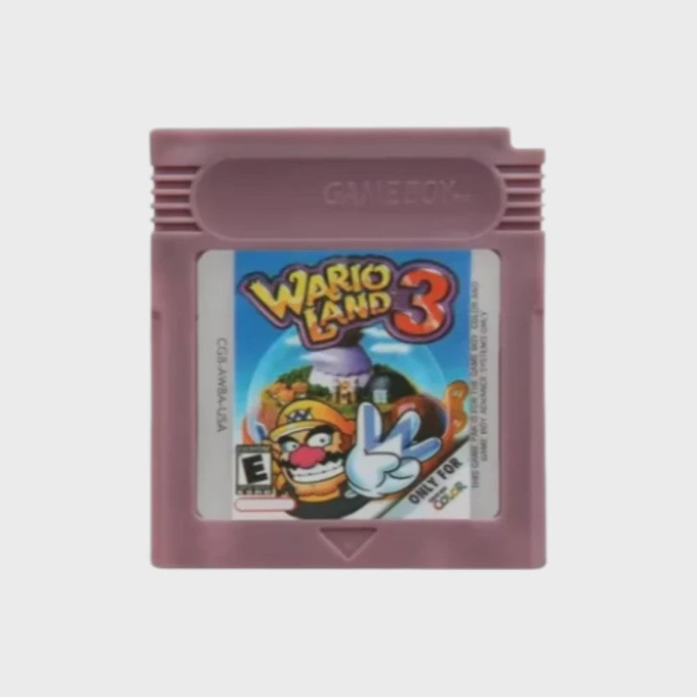16-Bit Game Cartridge voor GBC/GBA: Wario Land, Donkey Kong & Yoshi Collectie