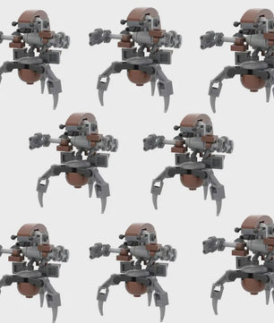 10x Bouwstenen Droideka Destroyer Droids - Star Wars Clone Robot Speelgoed