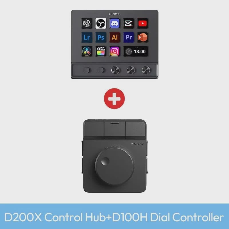 Ulanzi D200X: Alles-in-één Creative Deck Desktop Control Hub voor Video, Foto & Livestreaming