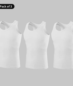 Comfortabel Heren Basic Katoen Tanktop - Slim Fit & Ademend