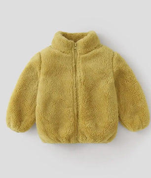 Zachte Pluche Kinderjas - Warm & Stijlvol voor Herfst/Winter