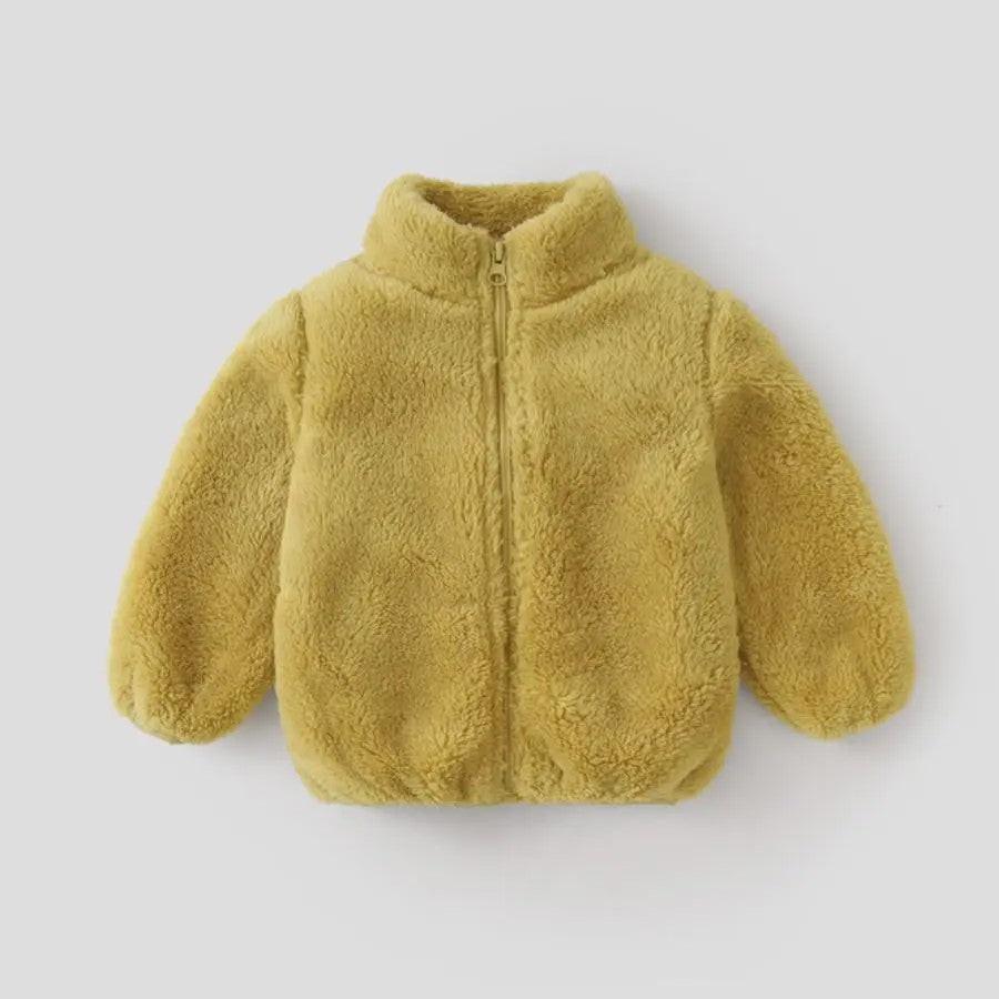 Zachte Pluche Kinderjas - Warm & Stijlvol voor Herfst/Winter
