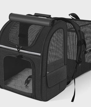 Uitbreidbare Huisdierenrugzak: Grote Capaciteit, Ademend & Opvouwbaar voor Katten, Honden & Motorrijden