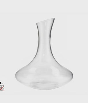 1.5L Glazen Wijnkaraf met Brede Basis voor Snelle Oxygenatie en Anti-Druip Tuit