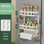 Magnetische Koelkast Organizer met 2-3 Lagen, Keukenopslag en Handdoekhouder