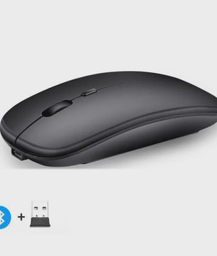 Draadloze Oplaadbare Muis: Bluetooth & 2.4GHz Dual Mode voor PC/Laptop