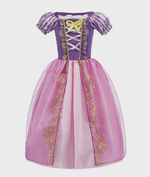 Prinsessenjurk Rapunzel voor Meisjes - Droomjurk voor Feestjes en Carnaval