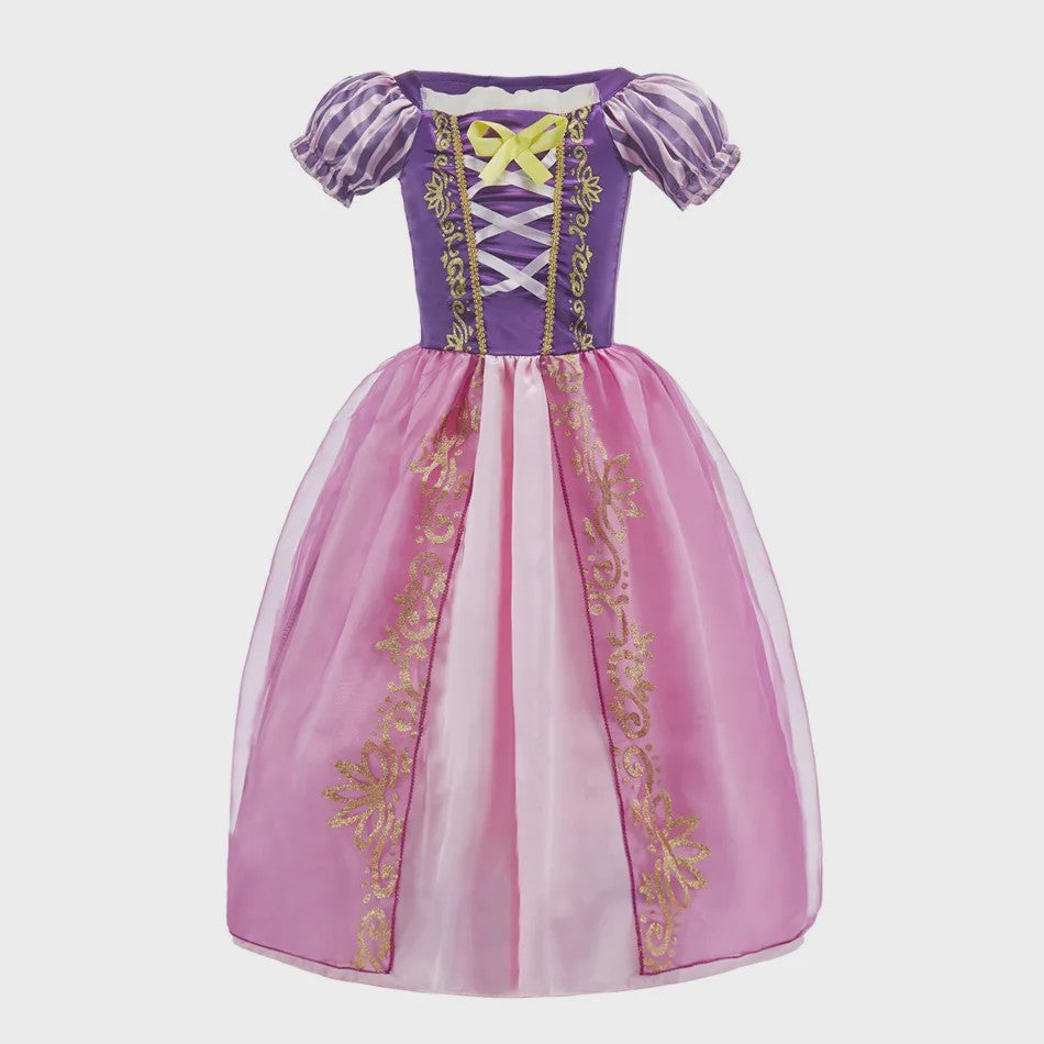 Prinsessenjurk Rapunzel voor Meisjes - Droomjurk voor Feestjes en Carnaval