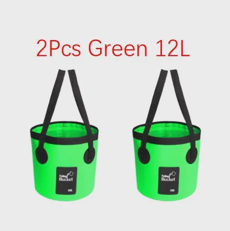12L/20L Opvouwbare Emmer - Draagbare Wasbak voor Buiten, Auto & Reizen