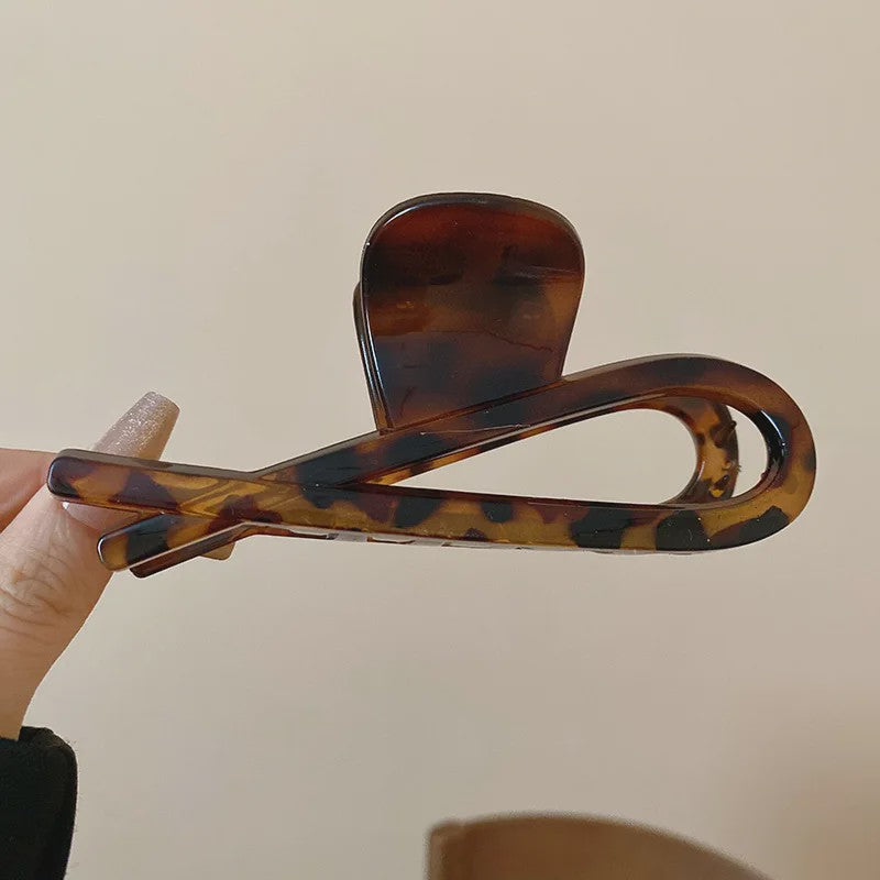 Minimalistische Geometrische Haarclip - Acryl Vierkante Klip