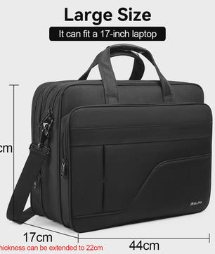 Ruime Heren Laptoptas - Zakelijk & Casual Schoudertas (15.6" - 19")