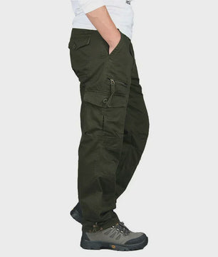 Heren Cargo Broek - Comfortabele Outdoor & Wandelbroek met Meerdere Zakken