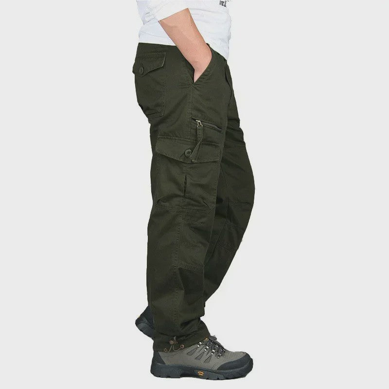 Heren Cargo Broek - Comfortabele Outdoor & Wandelbroek met Meerdere Zakken