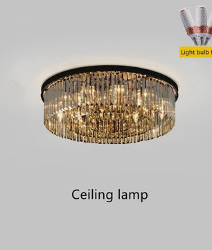 Luxe Kristallen Plafondlamp - Nordic Design LED Kroonluchter voor Woonkamer & Slaapkamer