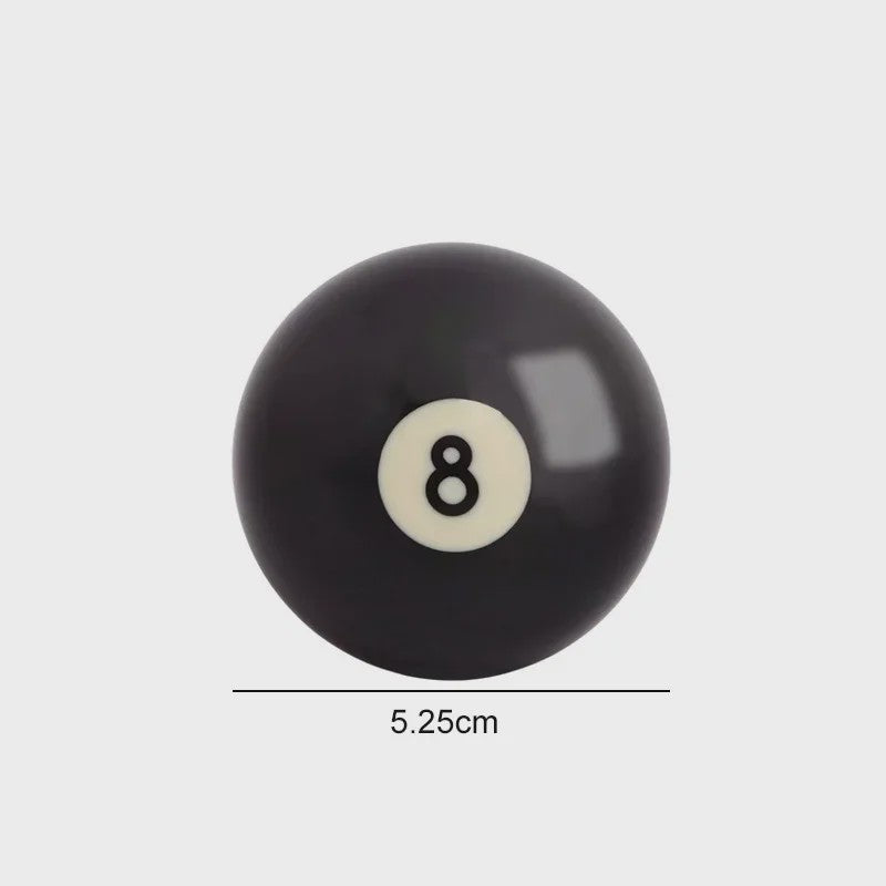 Zwarte 8 Poolbal - Standaard 57.2mm / 52.5mm - Hars - Oefenbal