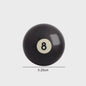 Zwarte 8 Poolbal - Standaard 57.2mm / 52.5mm - Hars - Oefenbal