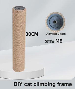 DIY Kattenkrabpaal Vervangingsonderdelen: Sisal Touw Krabpalen & Kartonnen Buizen