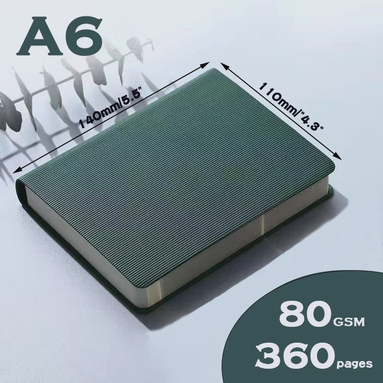A6 Notitieboek 360 Pagina's - Lijn of Blanco - Dagboek, Planner, Journal