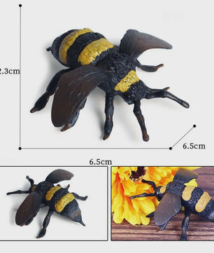 Realistische Bijen Decoratie Set - Levensechte Insect Figuurtjes voor Huis en Bureau