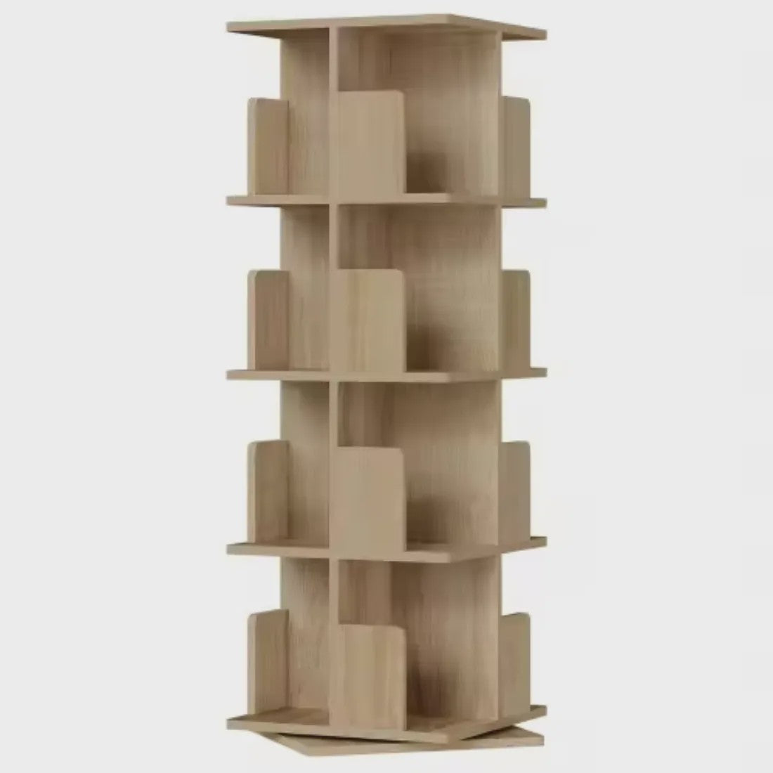 Draaibaar Boekenkastje met 5 etages - Compact & Stijlvol