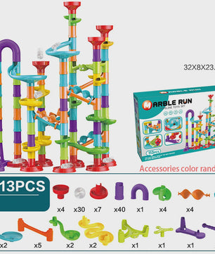 Montessori Marble Run Bouwset - Interactief Educatief Speelgoed voor Kinderen