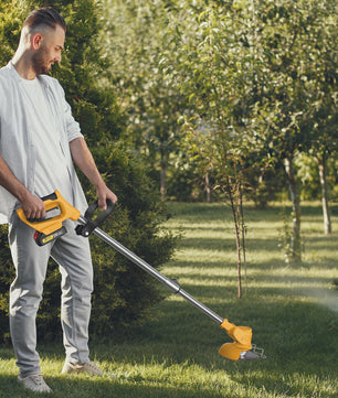Accu Grastrimmer CONENTOOL 21V - 1500W Krachtige Bosmaaier met Telescoopsteel & 2 Batterijen