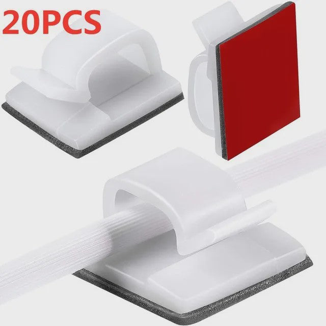Kabel Organizer Clips - Houd je Kabels Netjes & Georganiseerd