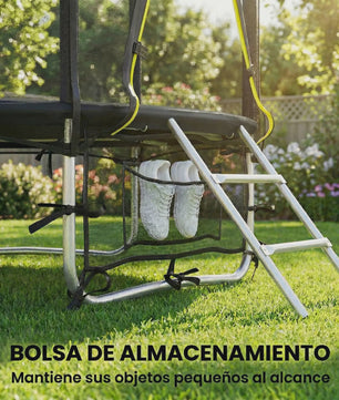 Sportnow Outdoor Trampoline Ø183 cm met Veiligheidsnet - Plezier voor +6 Jaar