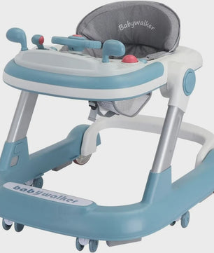 2-in-1 Baby Loopstoel met Afneembare Speel- en Voedingsblad en Muziekfunctie