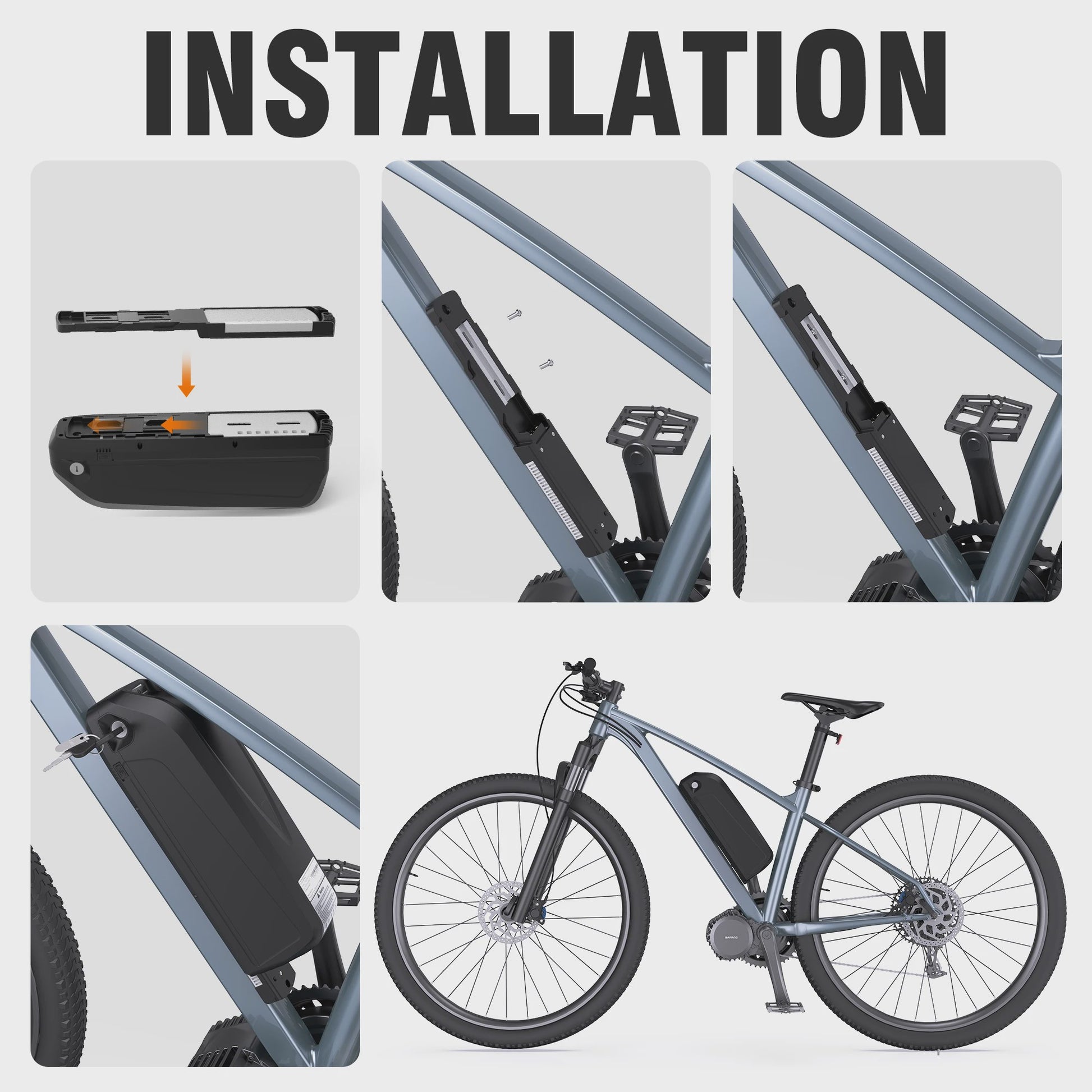 Varstrom E-bike Batterij 36V/48V/52V - 20Ah/30Ah - Hailong - Lithium Ion