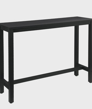 WOLTU Bartafel Keukentafel met Voetensteun - 140x40x100 cm - Wit