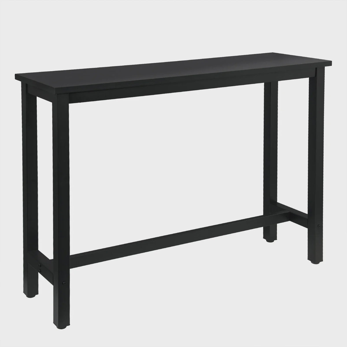 WOLTU Bartafel Keukentafel met Voetensteun - 140x40x100 cm - Wit