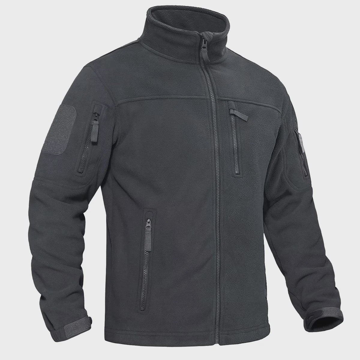 TACVASEN Heren Fleece Jas - Warm, Winddicht & Praktisch met Meerdere Zakken
