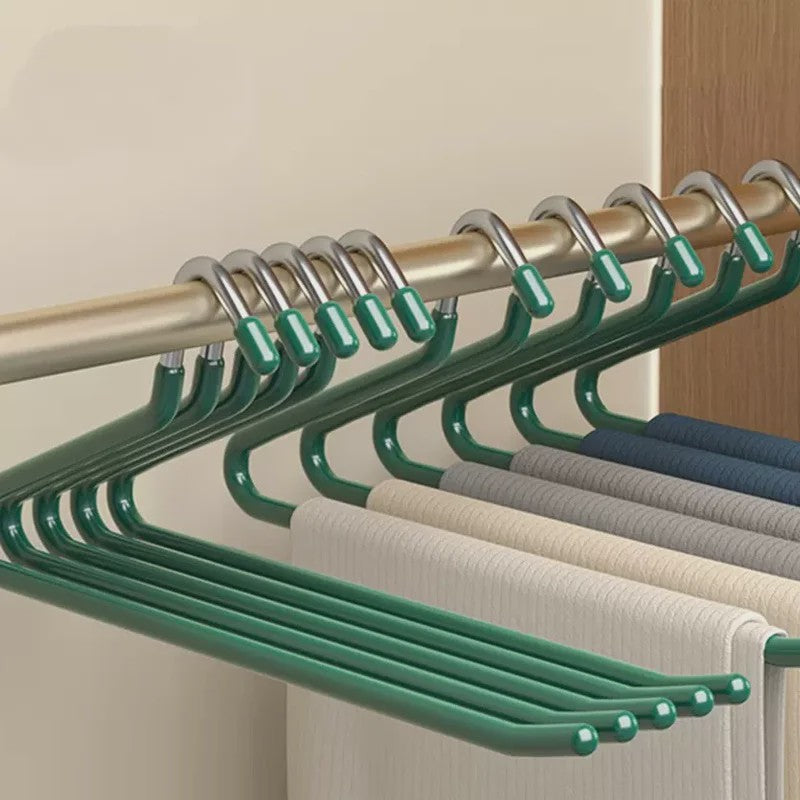 Anti-slip Gansvormige Broekenhanger - Ruimtebesparend Kledingrek voor Garderobe