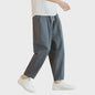 Linnen Katoen Heren Broek - Casual, Ademend & Comfortabel met Trekkoord