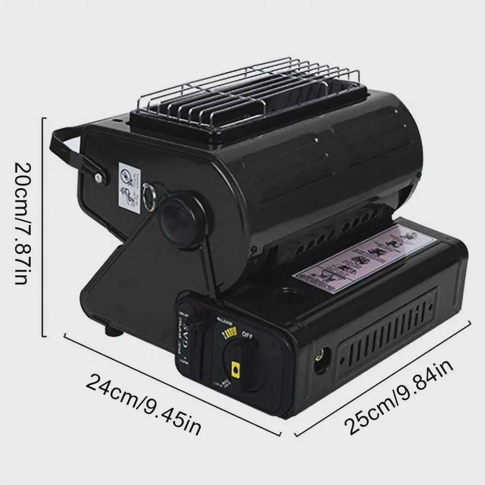 Draagbare Gas Heater - Compacte Terrasverwarmer voor Buiten, Garage & Werkplaats