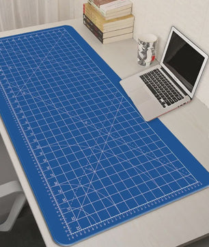 Cutting-Mat-white-on-black Mouse Pad Office Gaming Laptop Deskmat Anime Mousepad Gamer Keyboard Mouse Mat Computer Accessories