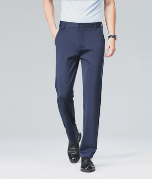 Heren Broek: Elastisch, Sneldrogend & Stijlvol voor Lente/Zomer Zakelijk Casual