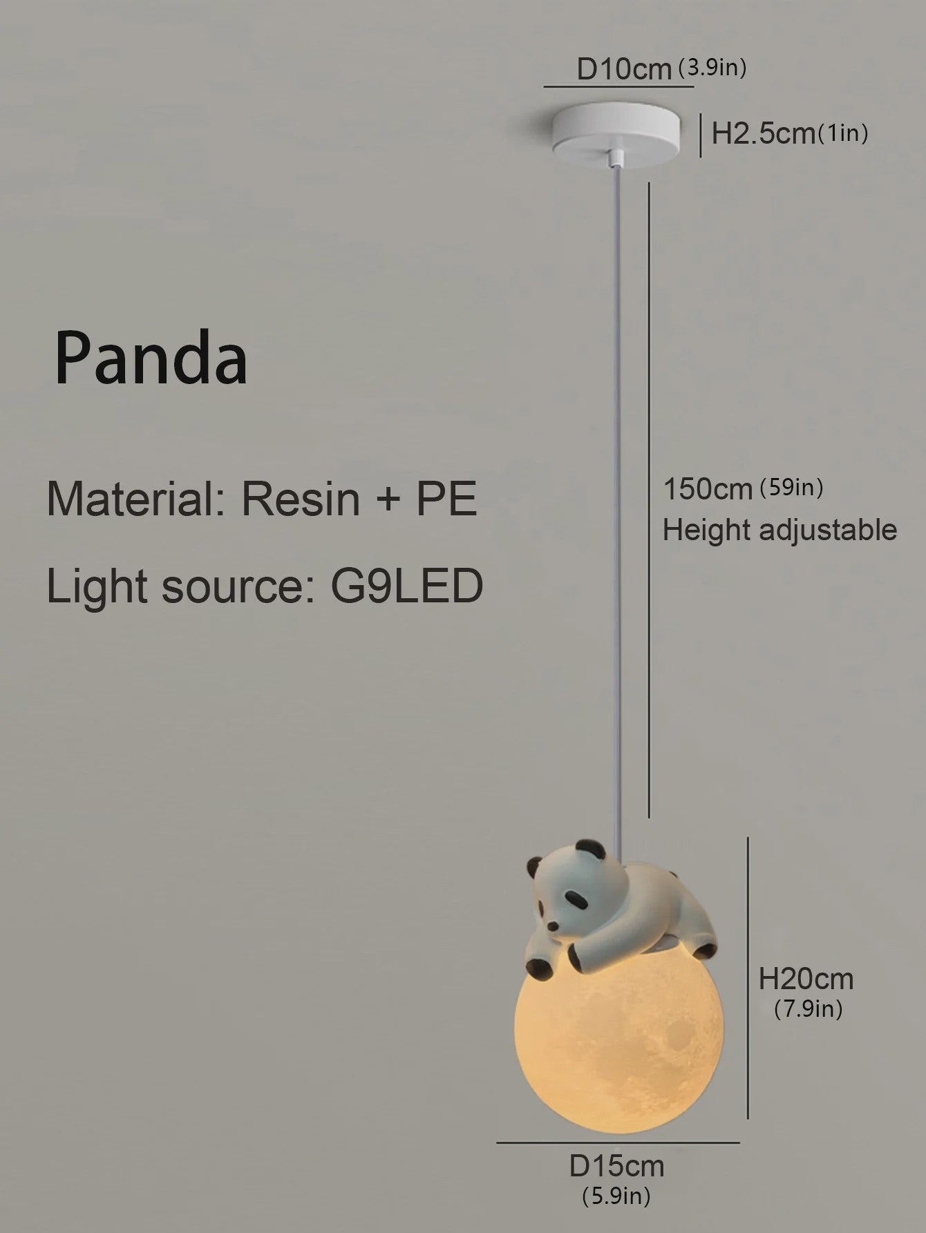 Creatieve LED Hanglamp met Cartoon Dieren - Slaapkamer & Kinderkamer Decoratie